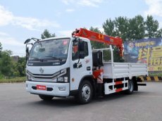 東風(fēng)多利卡D7單排隨車(chē)吊，上裝長(zhǎng)興5噸直臂式吊機(jī)