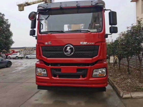 陜汽德龍新M3000國(guó)六前四后八 上裝徐工14噸G型臂