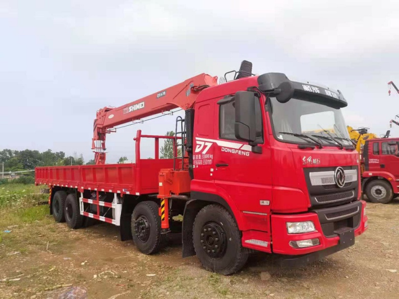 國六東風(fēng)暢行D7國六前四后八隨車吊上裝各品牌12-16噸吊機(jī)