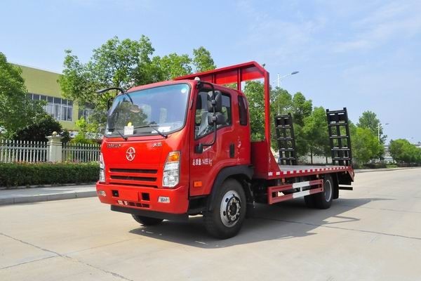 這款國六挖機(jī)平板運輸車很火，關(guān)注沒？